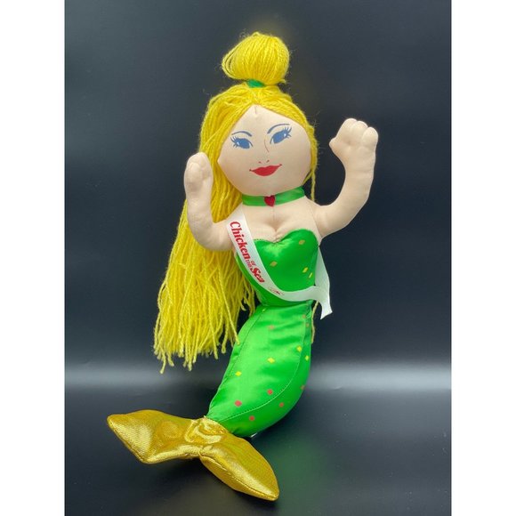 Vintage Chicken of the Sea Mermaid 12" Stuffed Plush Doll Tuna Fish Advertising - Picture 1 of 7